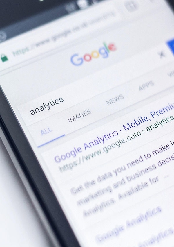schermata di Google Analytics