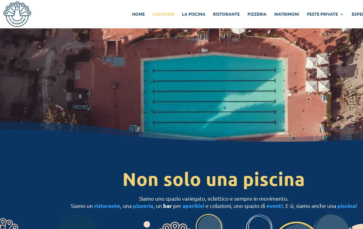 anteprima sito web Le pavoniere Firenze
