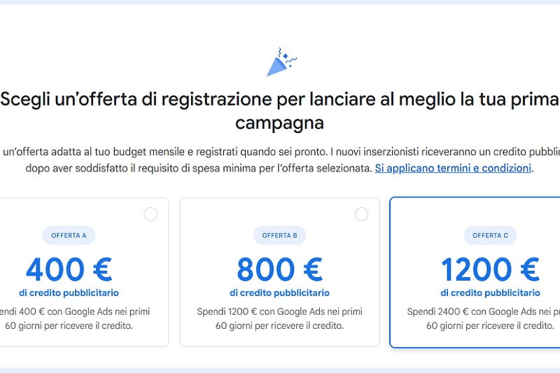 Credito pubblicitario Google Ads: come funziona davvero
