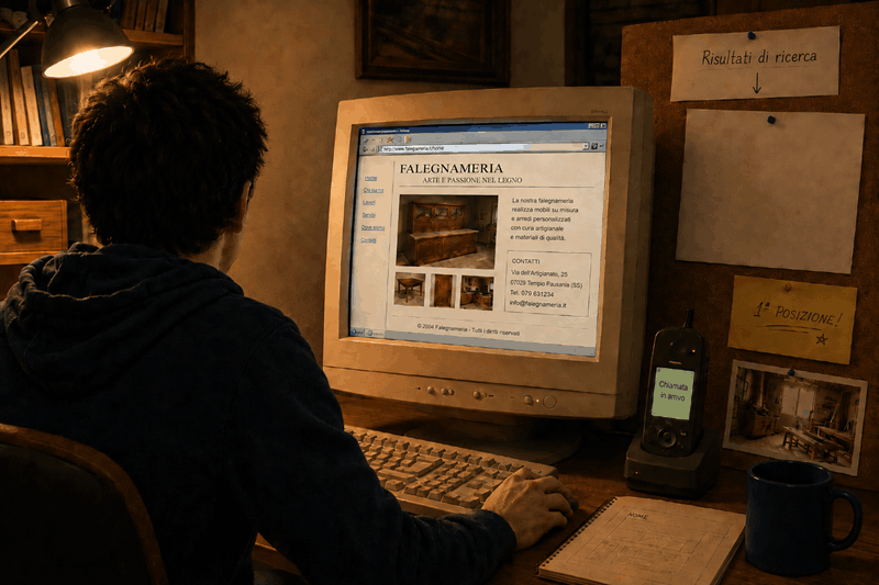 Il mio primo vero sito online? Era brutto ma funzionava
