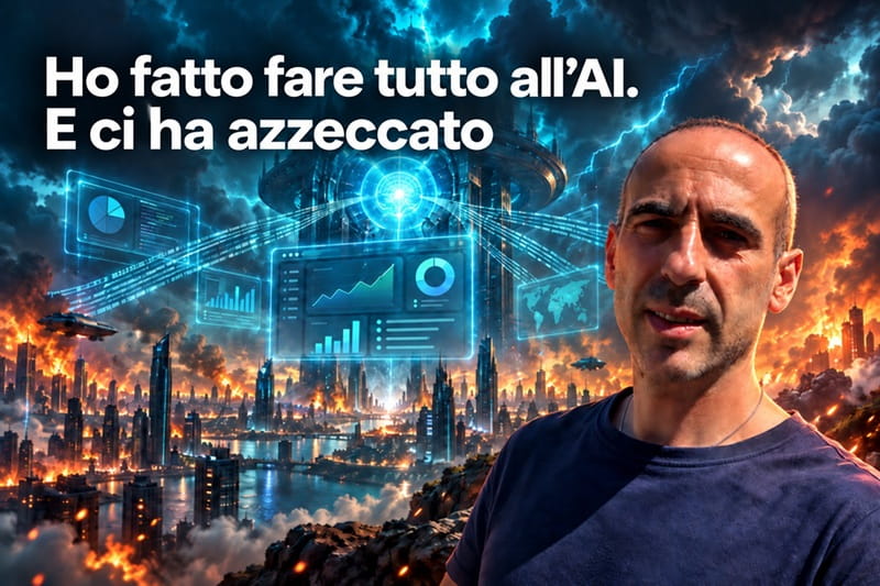 Ho fatto fare tutto all’AI. E ci ha azzeccato